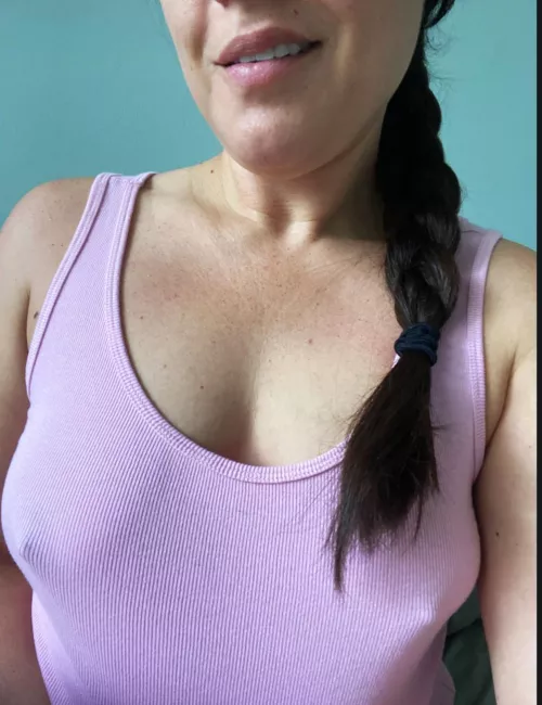 I have a bad headache so I keep reminding myself that I have nice boobs. It makes me feel better, haha! by cc51817