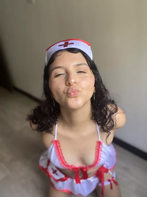 I'm curious, how many medical checkups would you need if I were your nurse?😜 by AStERUnT