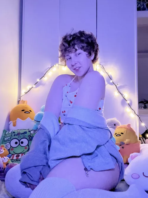 i’m wearing shorts i promise my giant sweater is just covering them up 🫣 by jcatboy