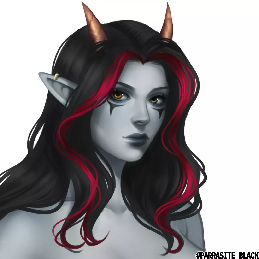 Introducing SYPHA wip. The mysterious Demorai beauty. ( Parasite Black) [ Damned Studios ] posted by Twitch_jokerr