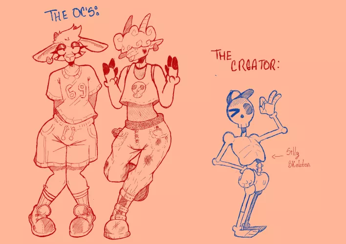 just some ocs I've made in the last months by IsiBle