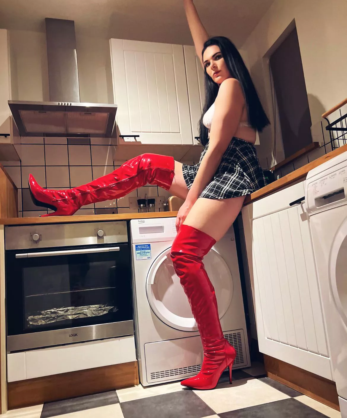 Loving my 49” long legs posted by Leggybrunettebaby