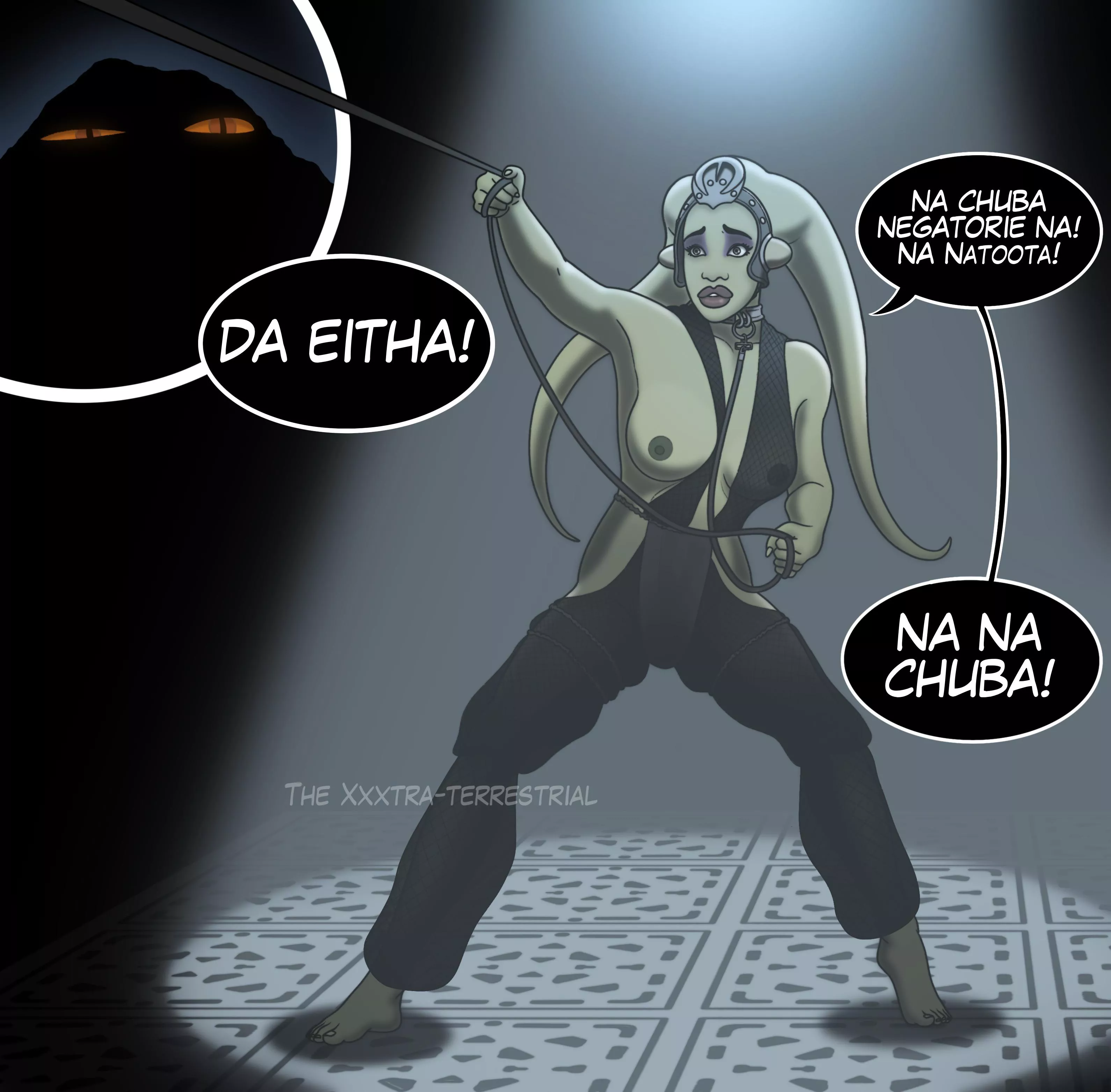 Oola’s struggle (by me, The Xxxtra-terrestrial) posted by TheXxxtraterrestrial