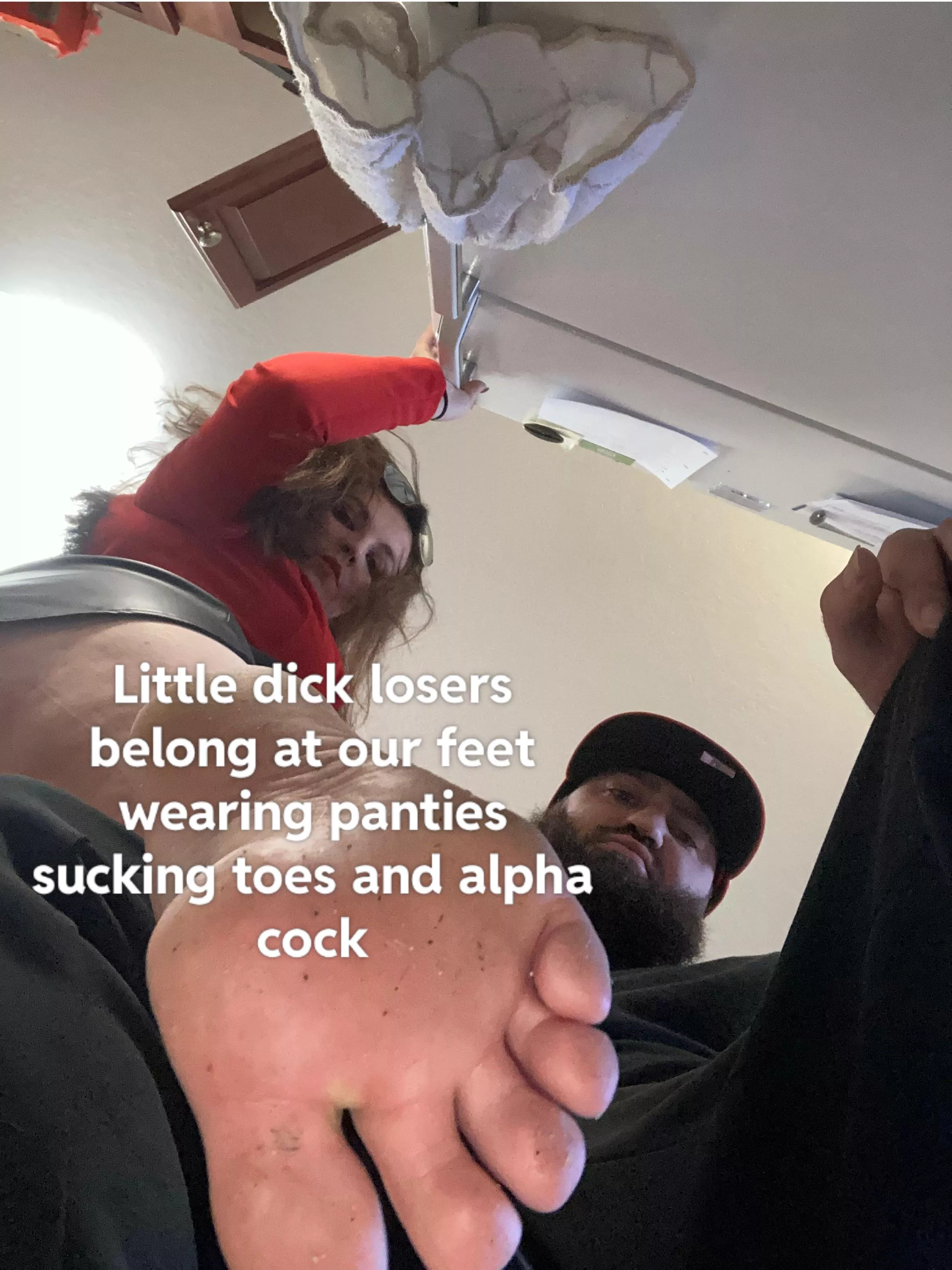 Stay you your place and serve your goddess and alpha king posted by mistressBrazda1