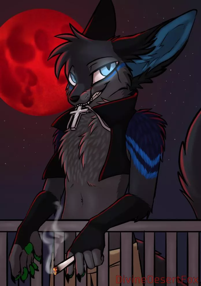 Swim (Art by DivineDesertFox) posted by DivineDesertFox