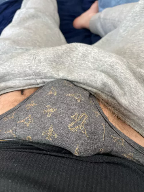 These briefs can barely hold my balls let alone my cock. How’s the outline looking? by ProfessorIll8697