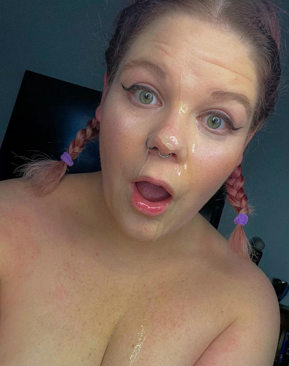 When you see the pigtails use my mouth and cover my face posted by Kindlenark