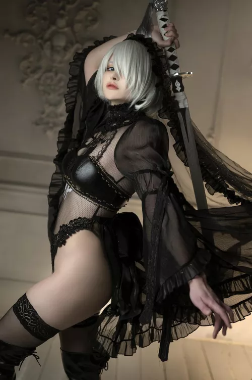 2b Bride from Nier:Automata by Reisa_kyun by Reisa_kyun