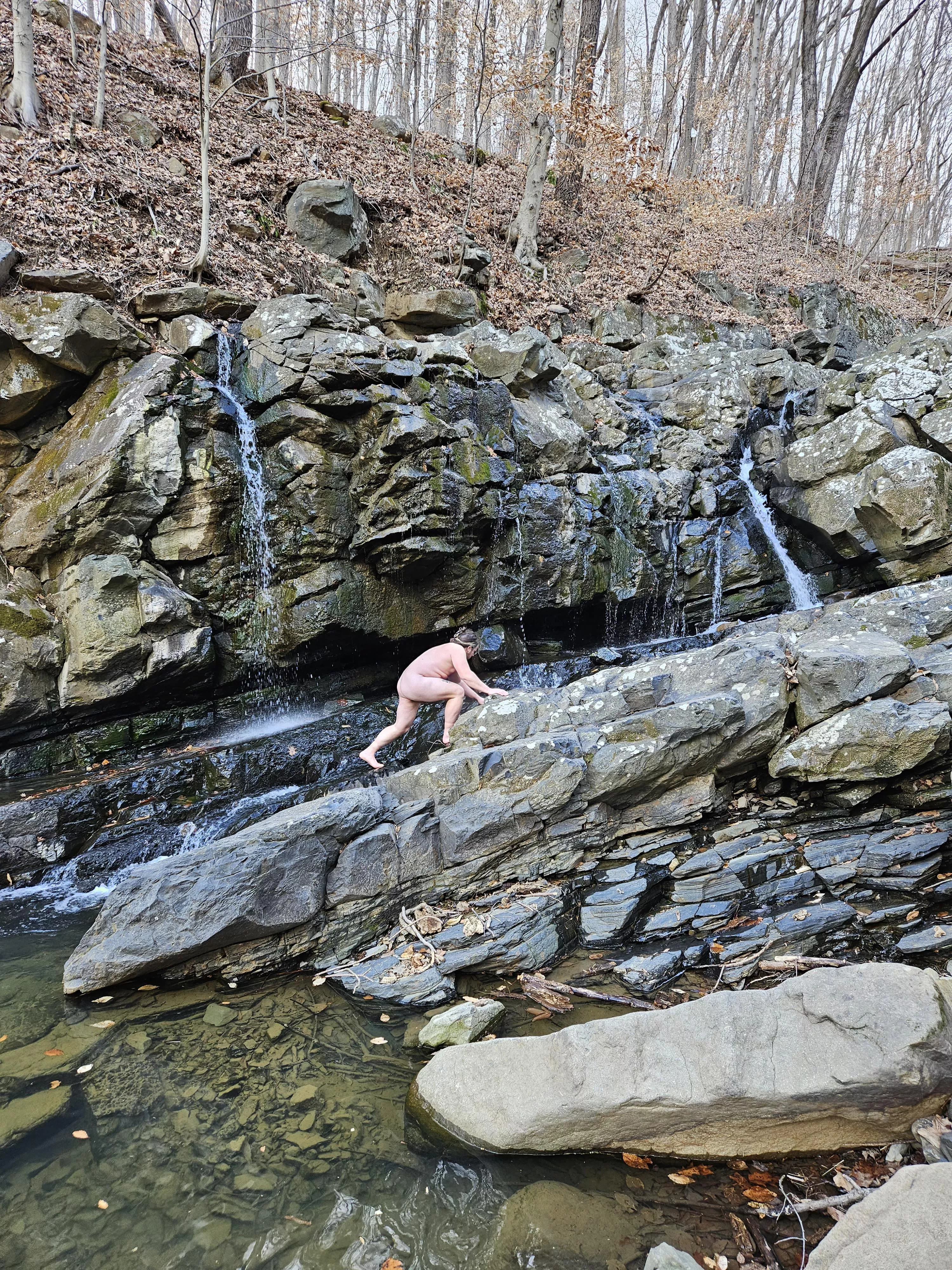 a lil too cold for a dip, still [nb] posted by saoirseslut