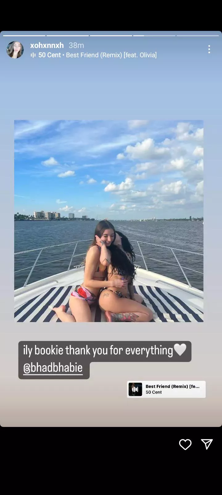 Bhad Bhabie and her friend posted by robin2839