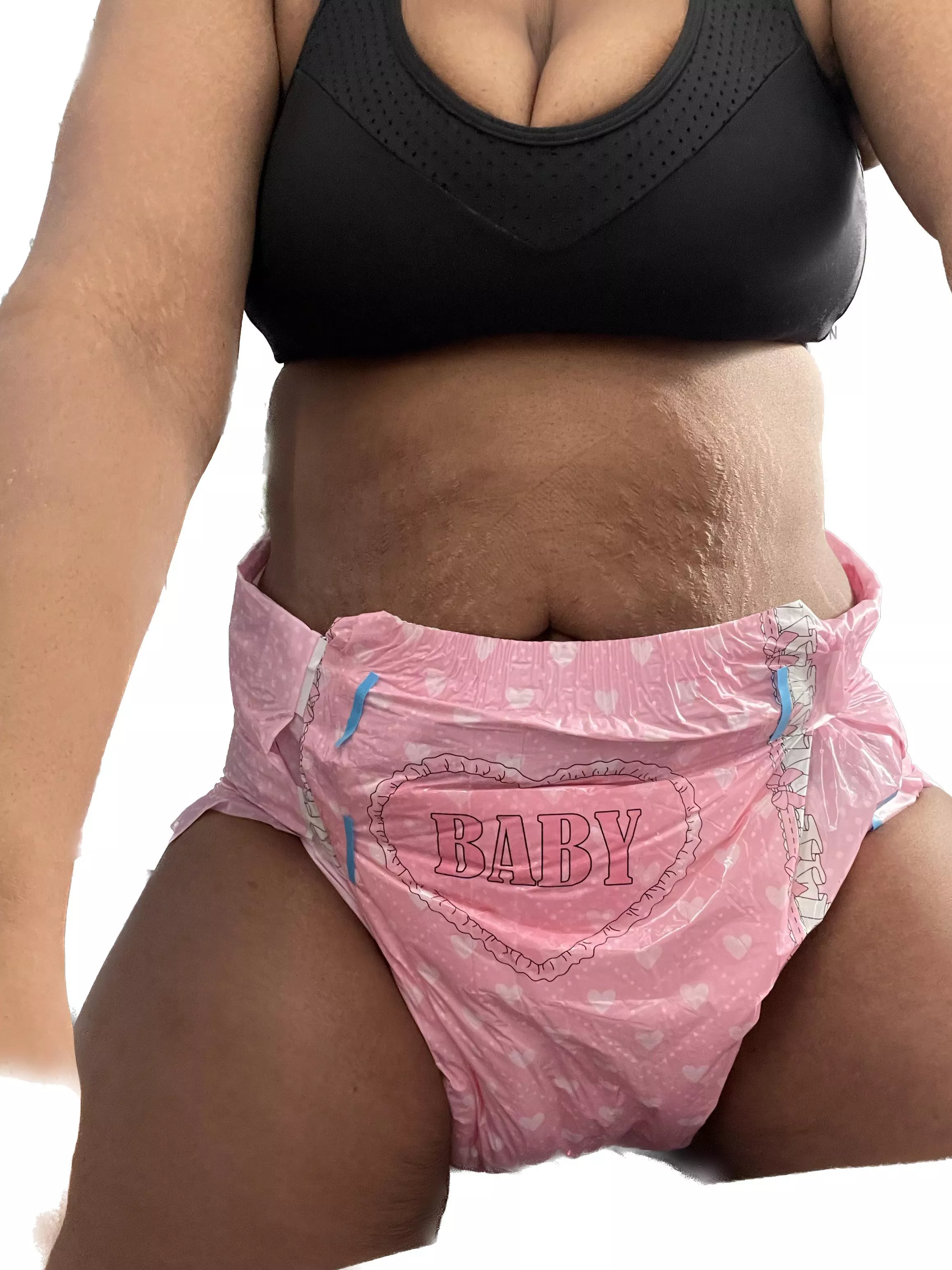 Diapered up and ready to play :) posted by babyivey