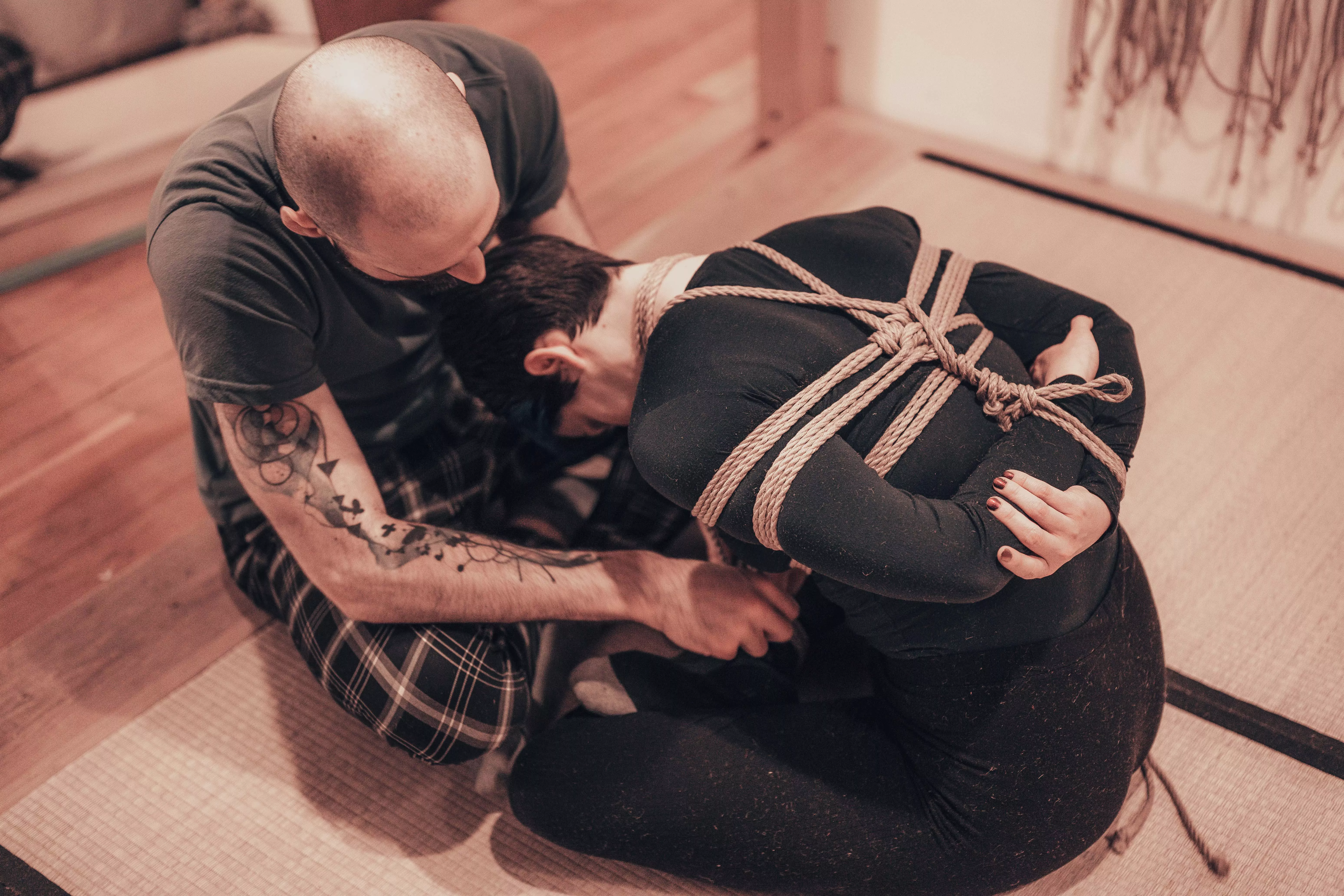 Folding her in half with an Ebi tie posted by bonus_action_panic