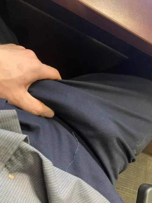 Hard to hide it while at work by Beautiful_Major_6658