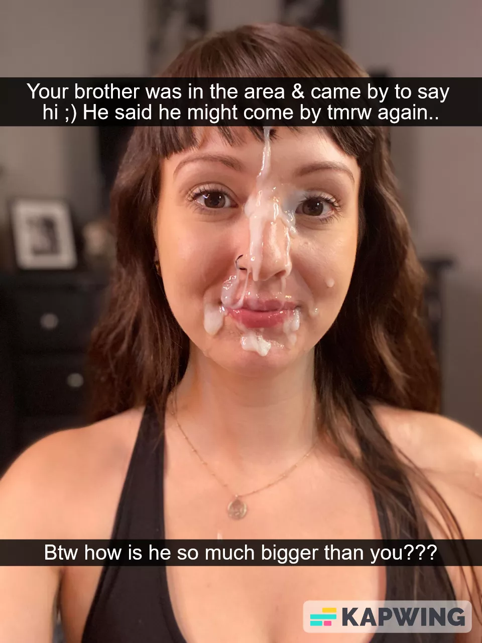 How is he so much bigger though? posted by snapcuck2