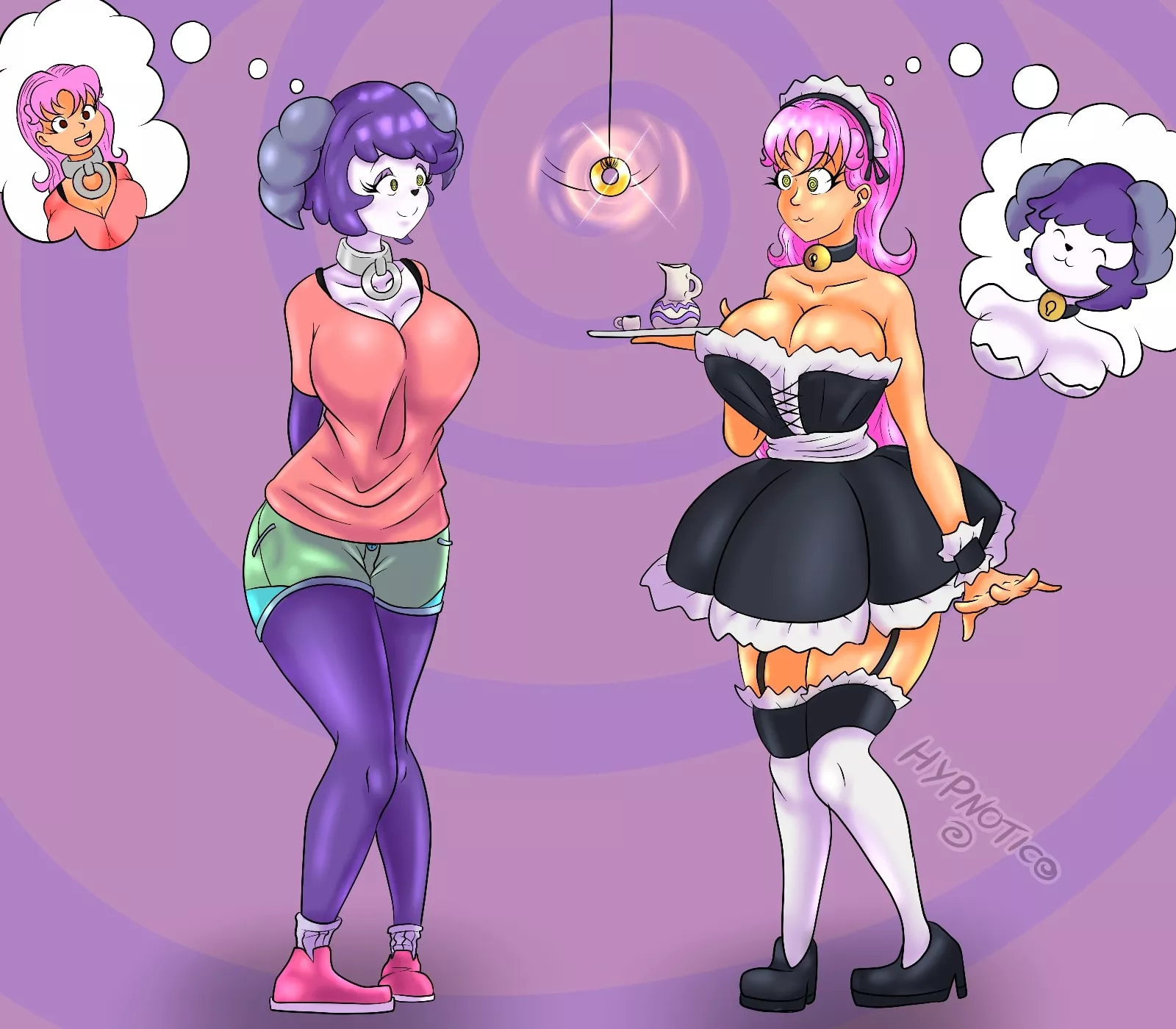 hypnotized to think and dress like they're one another (by Hypnotico) posted by Hypnotico8000