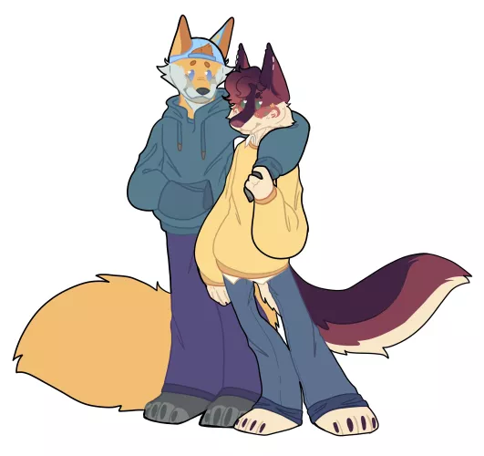 Just little guys being dudes if you ask me lol by kitkatcoffeebeans