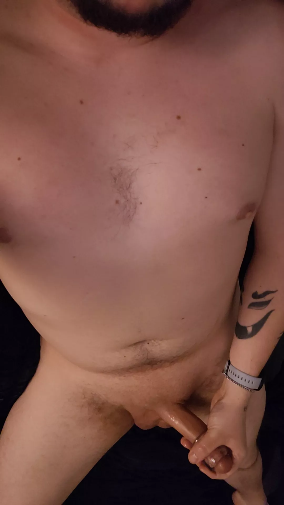 Lubed up and ready for you to take its place. 💦 posted by DadBodJourney