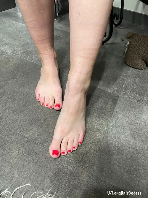 Massage my sweaty feet after soccer practice by LongHairGodess