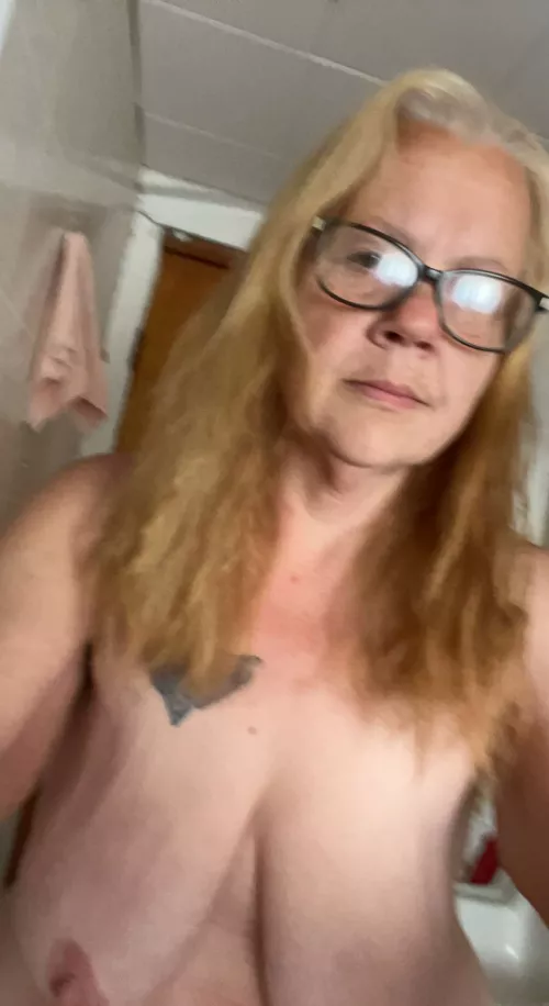 my 54 year old wife milf. insecure about her titties. by conniemorran