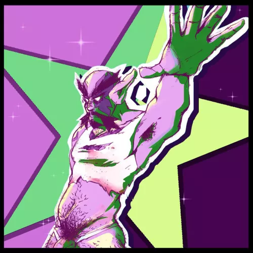 Night elf musk (*´ ﹃`) (by me) by _flowerboi