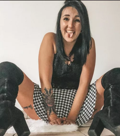 sitting in boots by Annual-Ad-8579