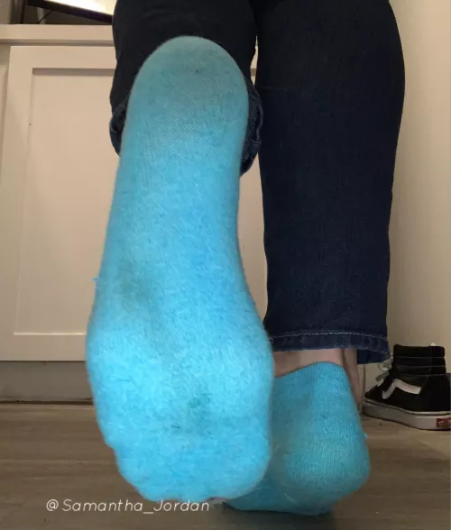 Some blue socks for a gloomy day. by Ok_Gift_1925