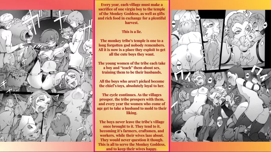 Temple of the Monkey Goddess [Monkey Girl] [Femdom] [Slave] [Goddess] [Virginity] Artist: Po-ju/Zappa Go by JackOalloffs