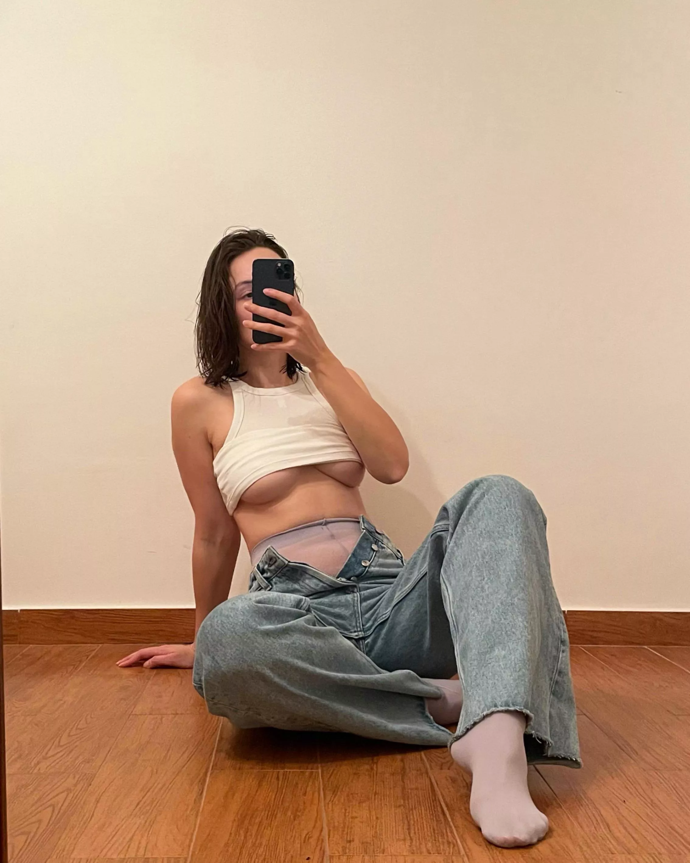 Tights under jeans: hot or not? posted by Rica_Costa_