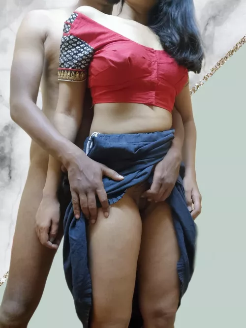 when she wears saree 🤤 [C][M] by captain_bunny4