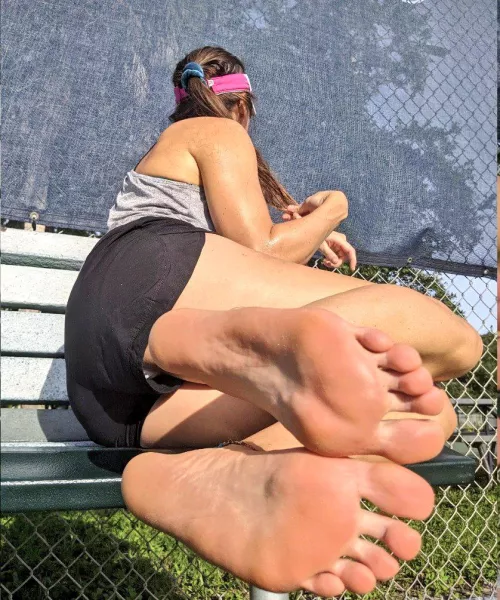 who's going to be the lucky person who gets to clean up all of this sweat by bigfitfeet