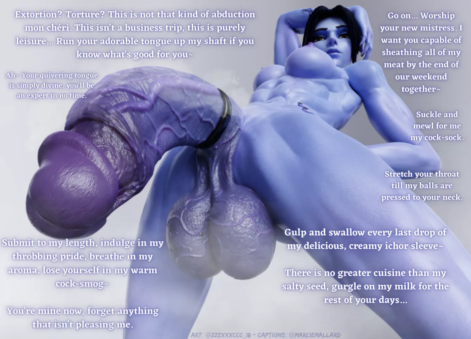 Widow's Widowmaker~ [Dubcon] [Futanari] [Musk] [Sweat] [POV] [Muscle] posted by MarcieMallard