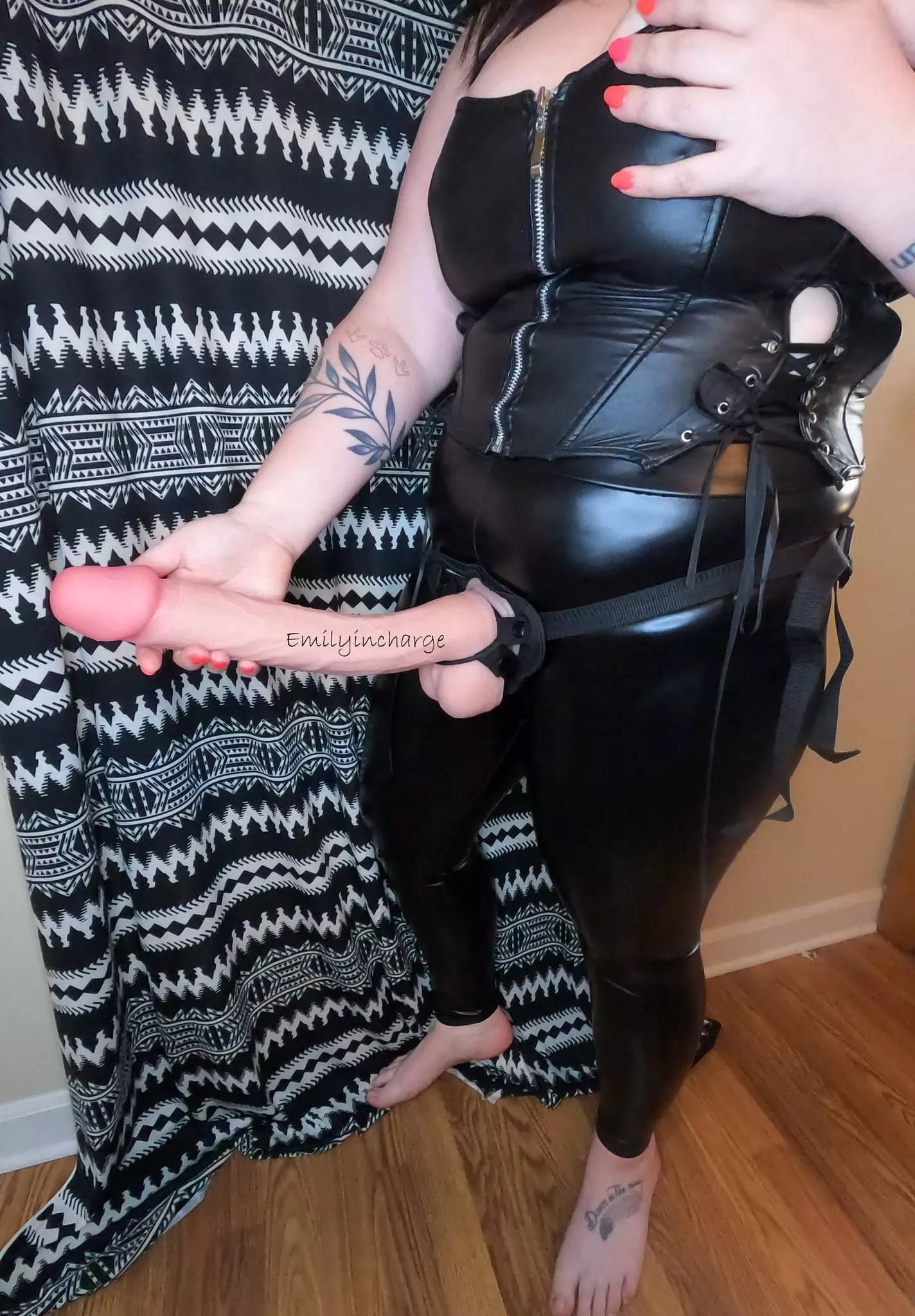 Your Goddess got a new toy 🤭 Think you could handle it? 😘 posted by Emilyincharge