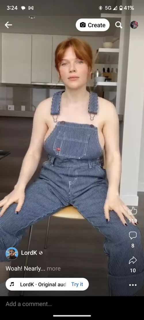 any ideas. busty redhead by Knightfall50I