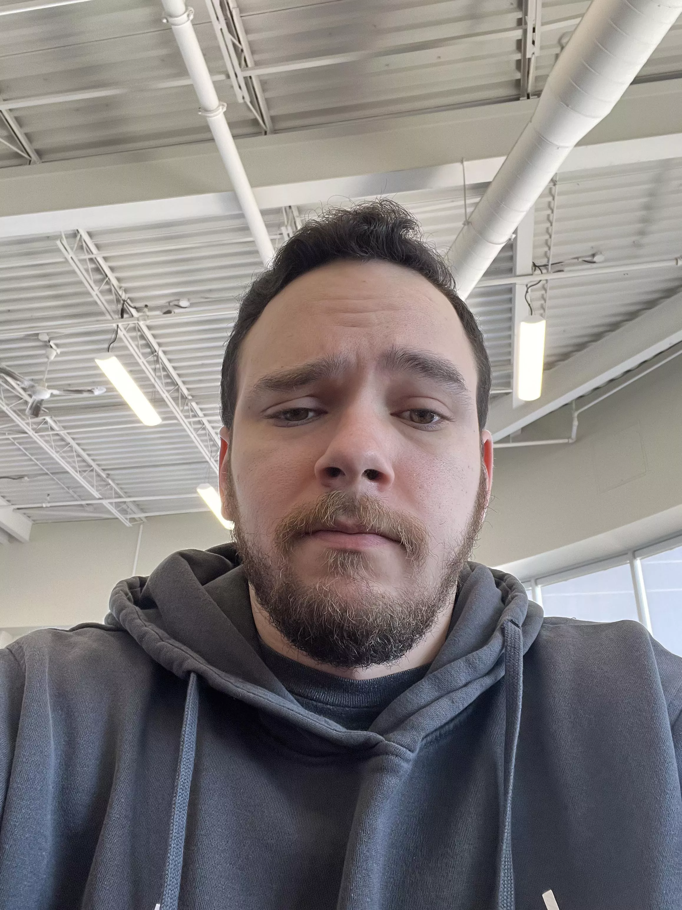 Brought my car in for an issue that was supposed to cost $400. This is my unimpressed face finding out there are more serious issues with it that will cost me $3000.00. Guess I’m getting a (very cheap) bottle of wine for later tonight to salvage this d posted by jackness_monster