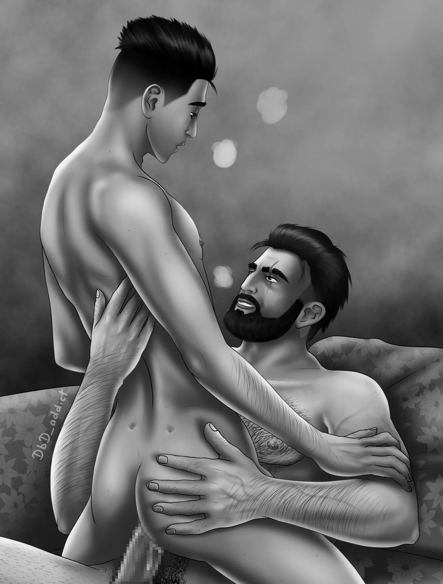 David King x Yoichi Asakawa [Dead by Daylight] (artist is me (OC)) posted by DbD_addict