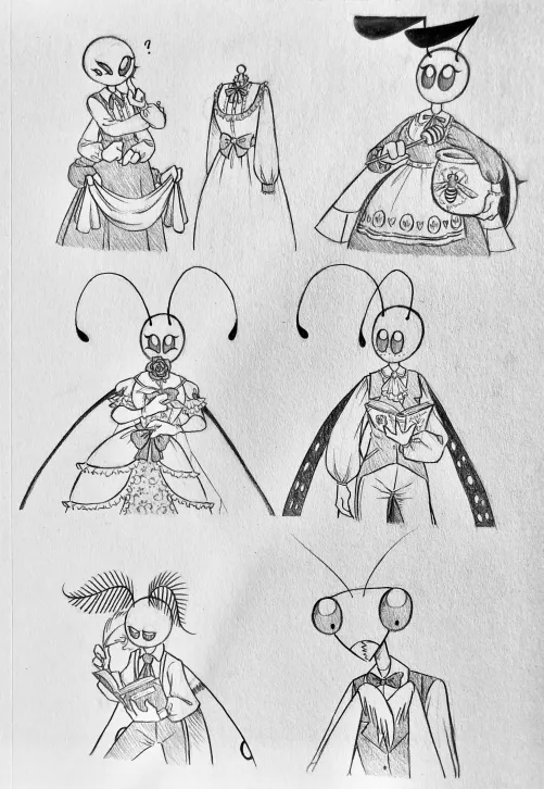 Decided I’ll post my insect (+arachnid) characters here more often because why not by Lioness724