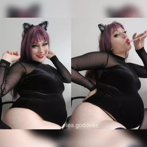 Filling myself up again 😳 by elea-goddess