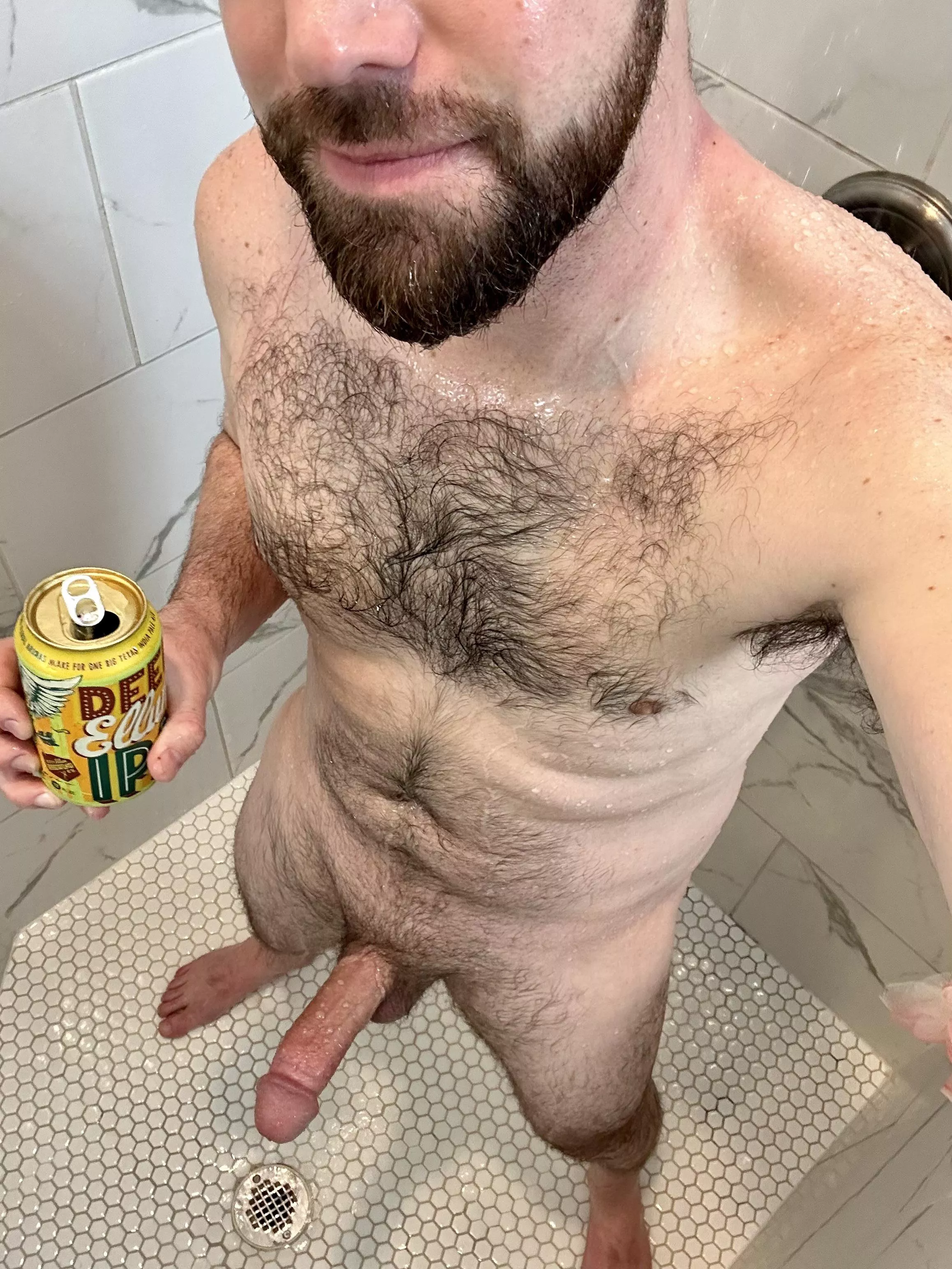 Friday shower beer? Yes please! 🍻 posted by it_was_maroon
