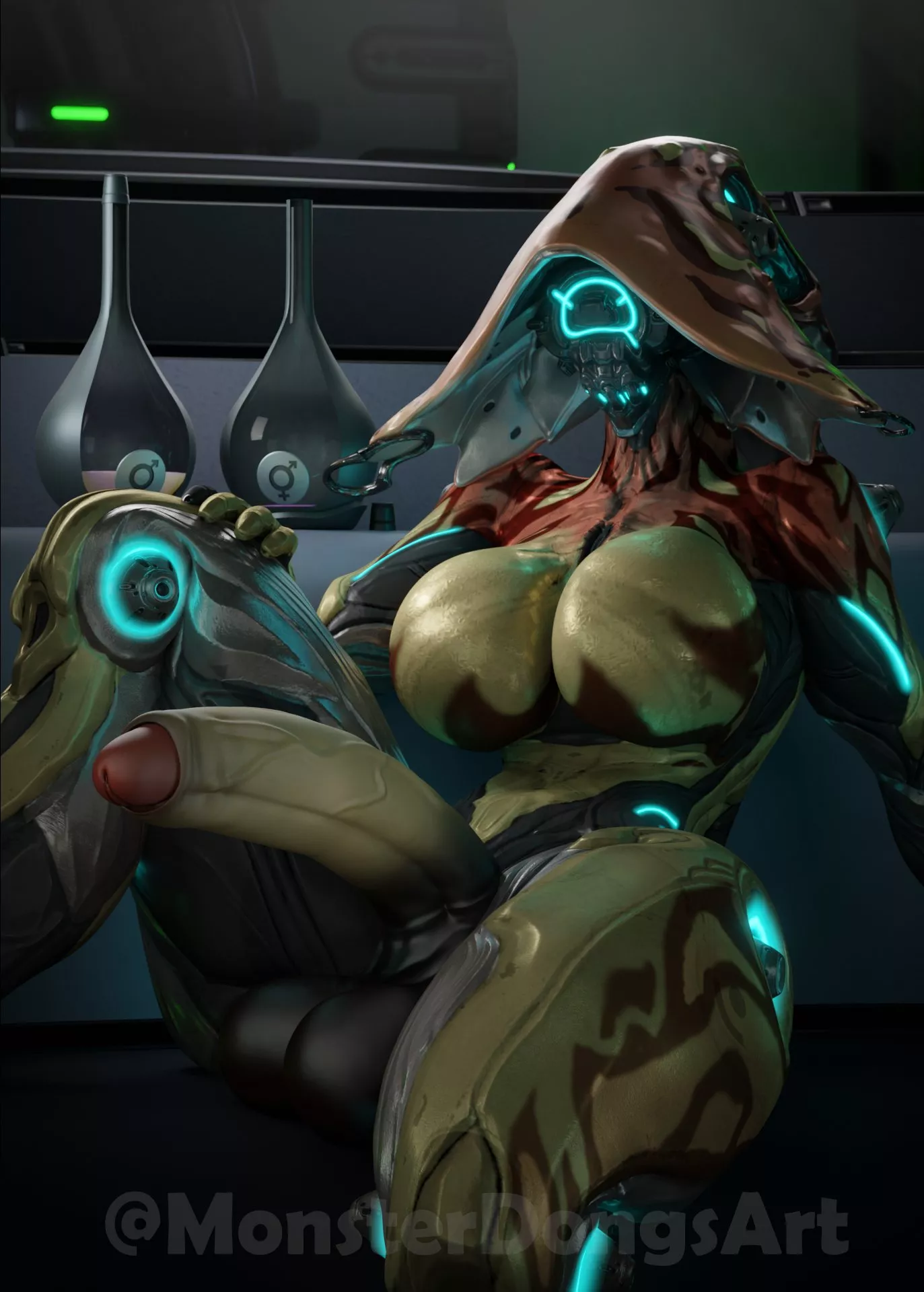 [Futa Ivara] Ivara Drinks A Special Potion (MonsterDongsArt) posted by Darthmufin