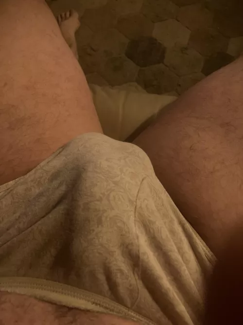 Getting excited in wife’s panties by Character_Matter_194