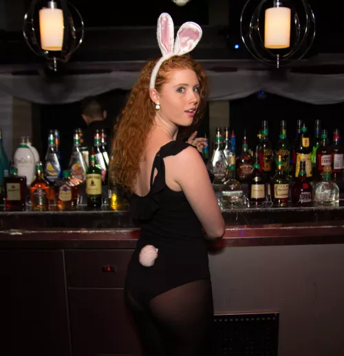 Ginger playboy bunny by HonestRunner