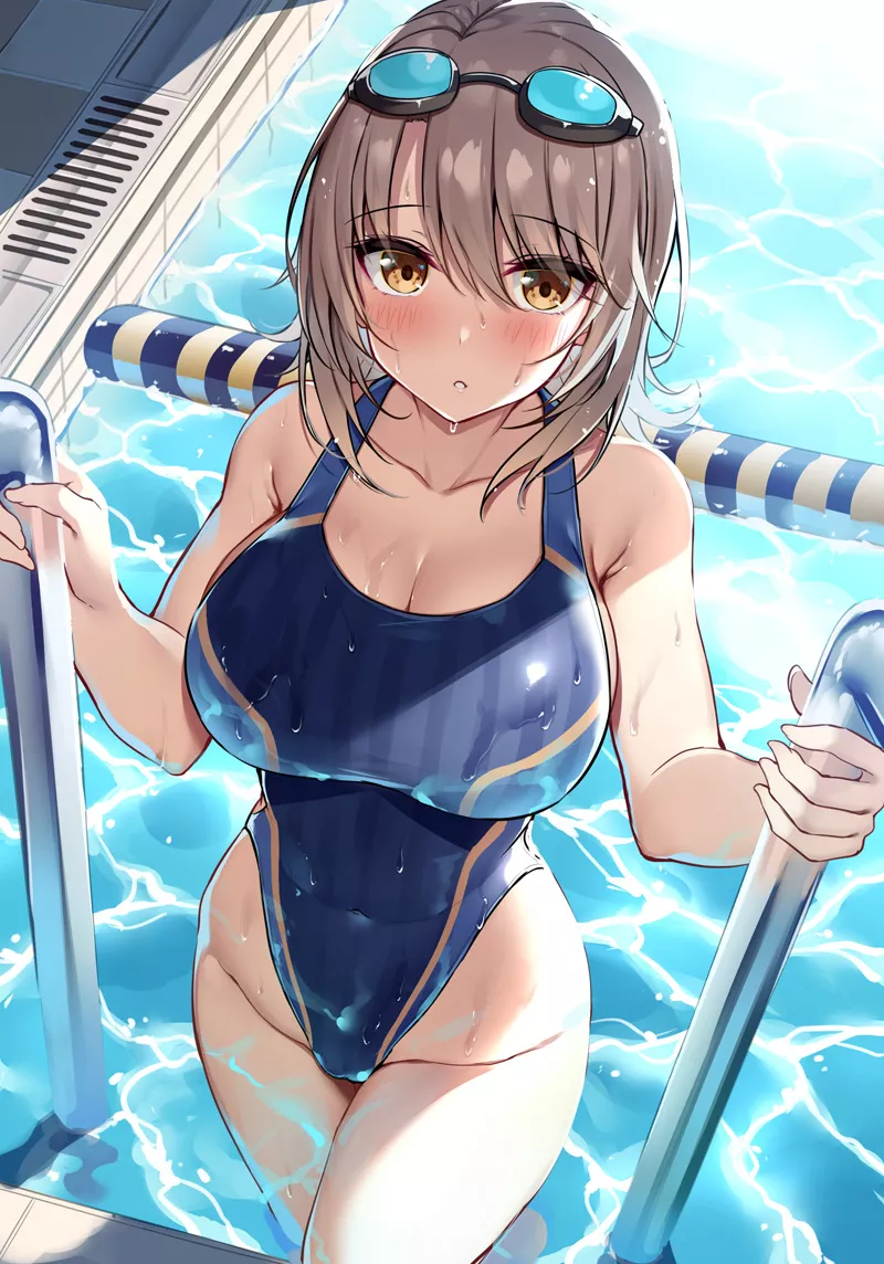 Isshiki Iroha at the Pool [Oregairu] posted by ecchi_neko