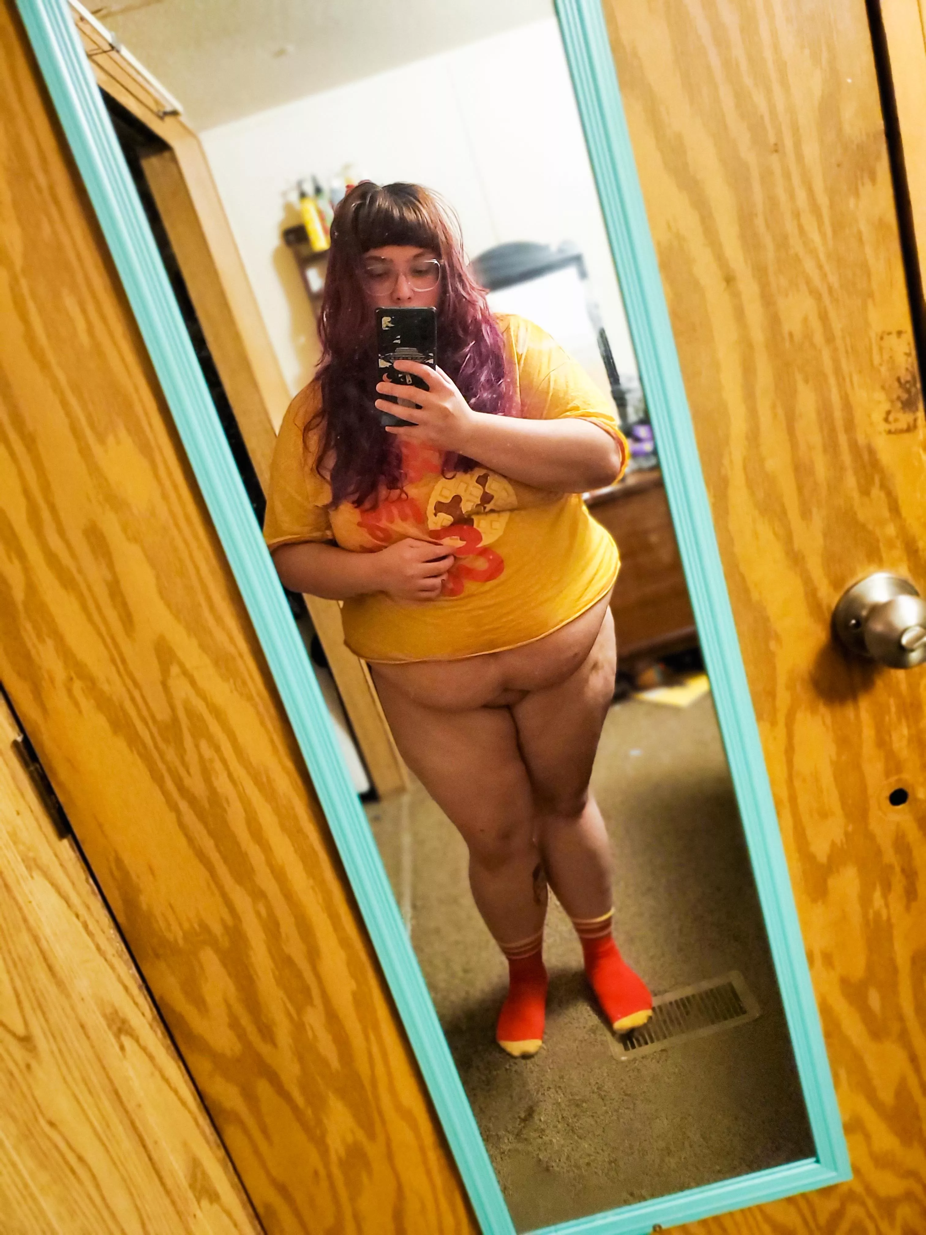 Matching socks💛❤️ posted by iPaiji