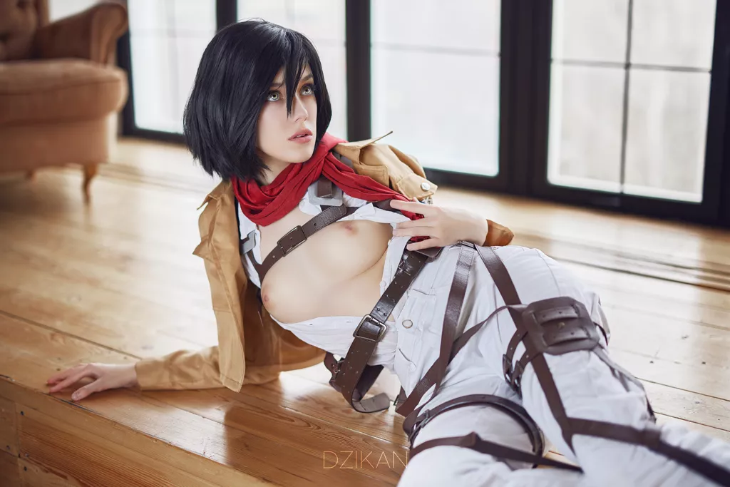 Mikasa Ackerman cosplay photoshoot by Dzikan (Attack on Titan) posted by MaoDzikan