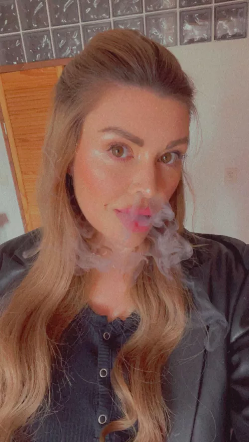 Smoking in leather makes you weak doesn’t it by Relevant-Wallaby5244