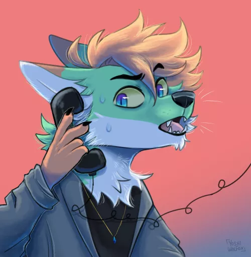 Telefur (art by me) by YoshiWolfox