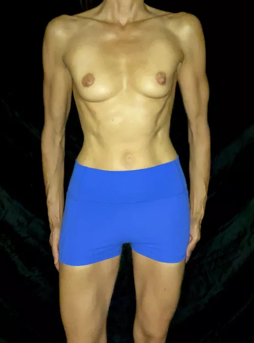 Topless workout. by aska696969