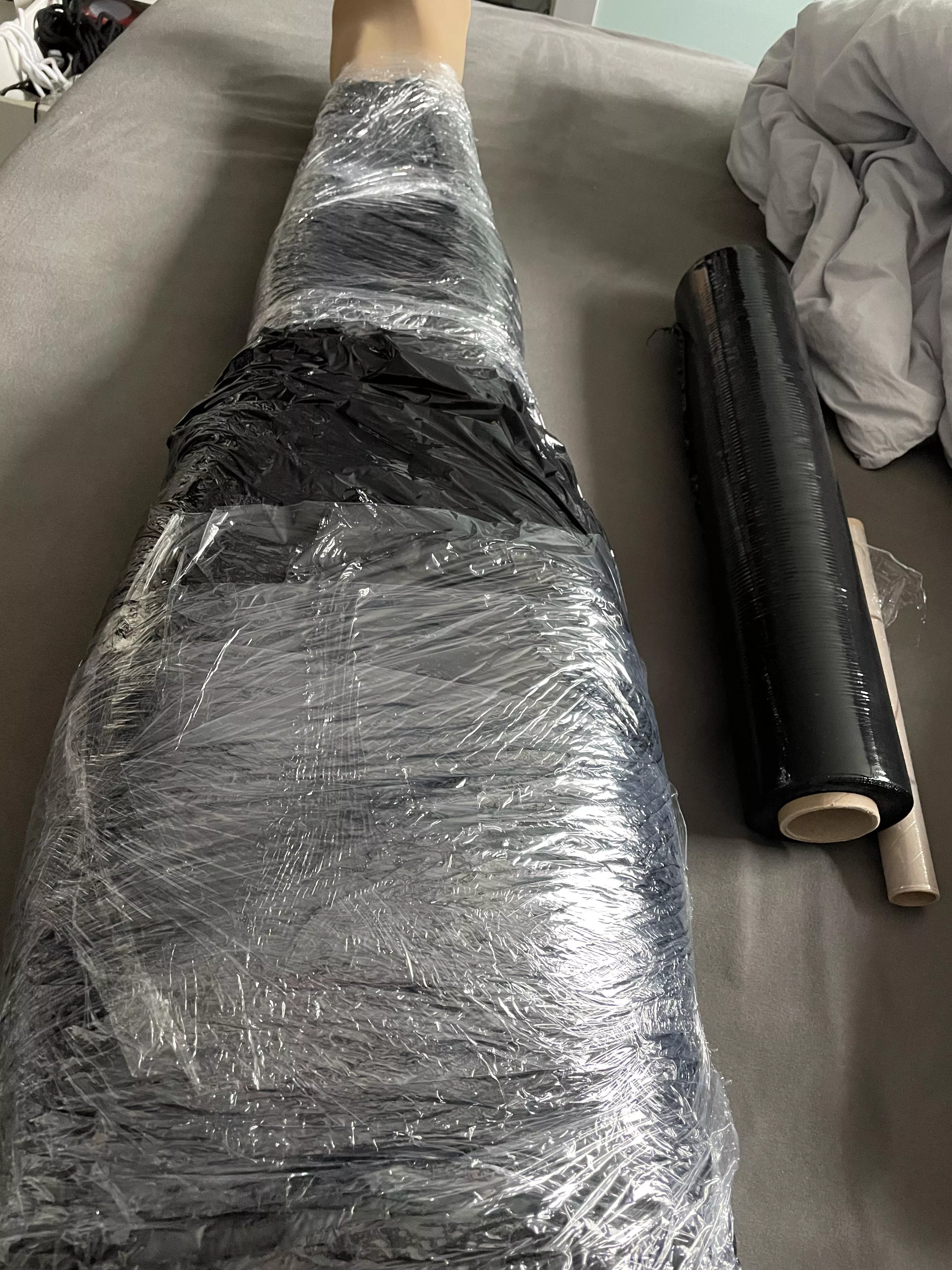 Totally wrapped what you do with me. Plugged and diapered too. Pussy so wet from tight feeling posted by J90hh