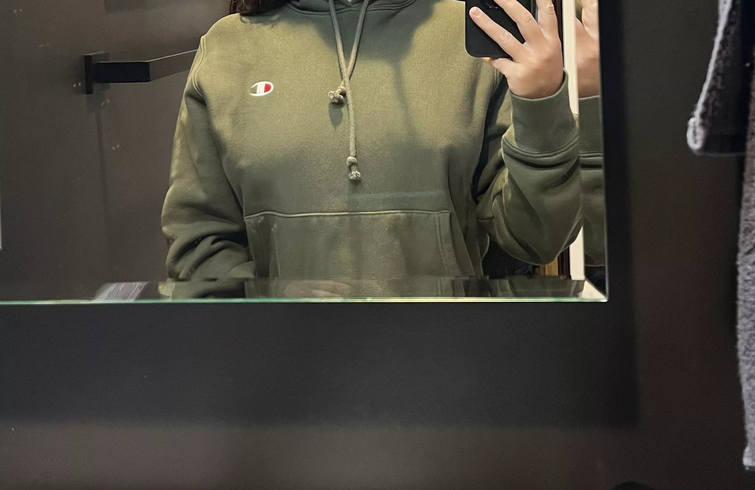 Wearing my thickest jumper yet they still poke through 🤭 posted by SkylaRosy