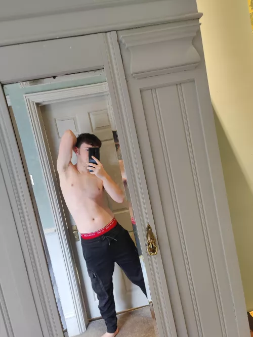 What grabs your attention, my outfit or what's underneath? by TwoWayThames